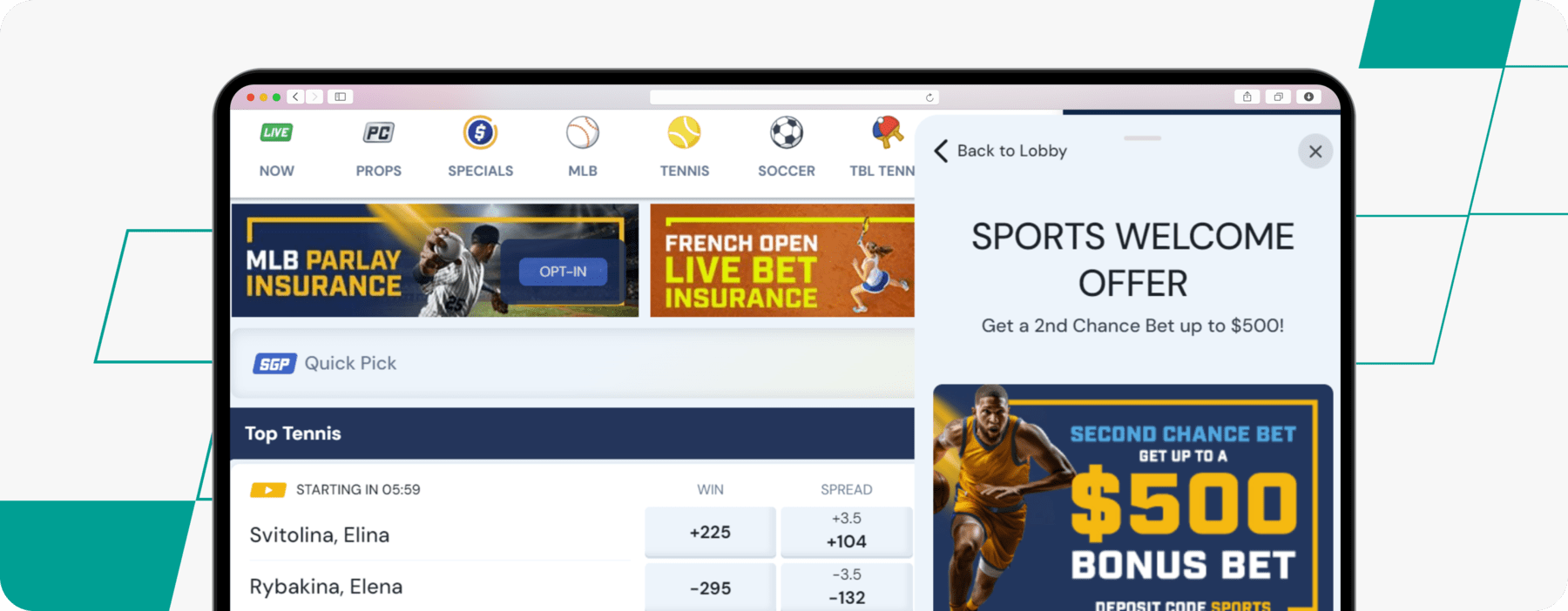 betrivers free bet desktop