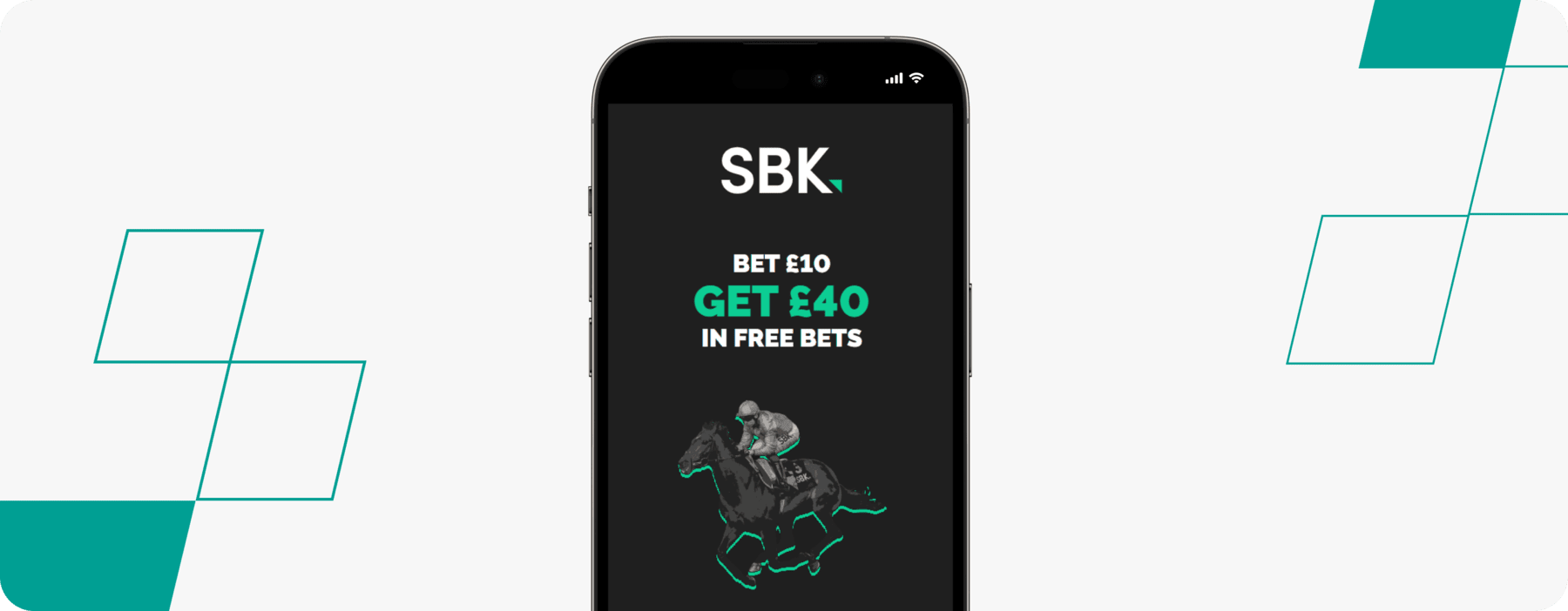 screenshot of sbk welcome offer